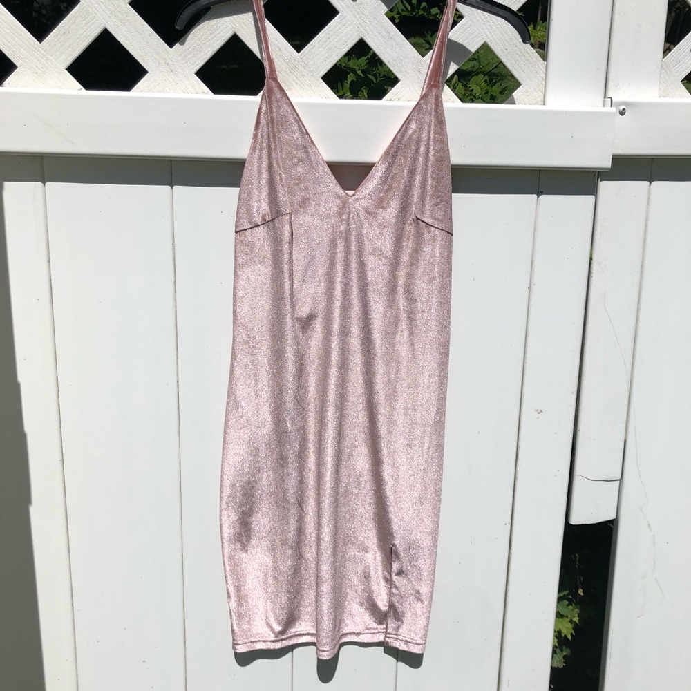 Fuzzy Pink Dress